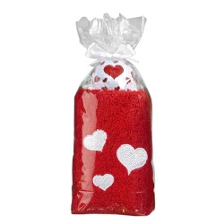 TOALLA CON CORAZONES