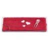 Toalla de Caddy bordada Corazon