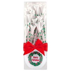 Pelota de golf "Merry Christmas" con Tees