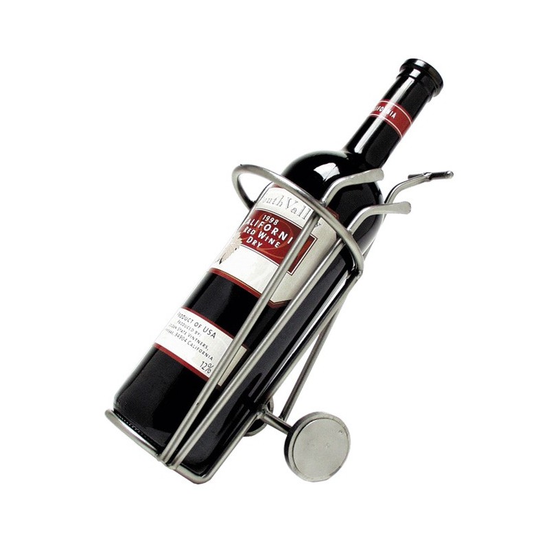 Botellero para vinos con diseño de bolsa de golf