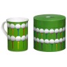 Taza con motivo de Golf