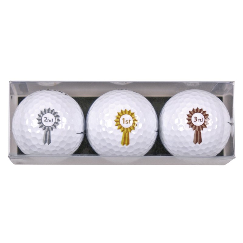 Tres bolas motivo 1° 2° 3°