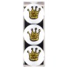 Pack de tres bolas de golf con motivo King of Golf