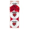 Pack de tres bolas de golf con motivo Danke!